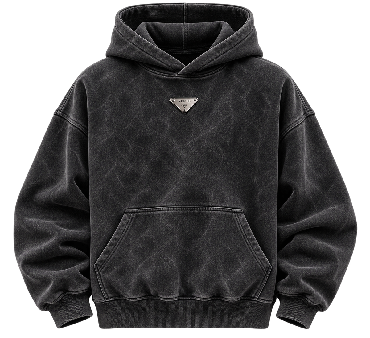 VENTE PARIS – THE ORIGIN | Heavyweight Hoodie – Washed Charcoal