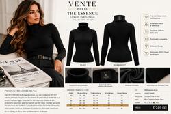 VENTE PARIS – THE ESSENCE | Luxury Ribbed Turtleneck