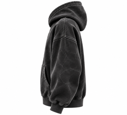 VENTE PARIS – THE ORIGIN | Heavyweight Hoodie – Washed Charcoal